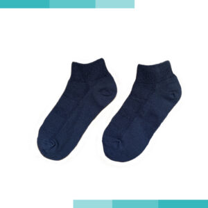 WA0001-純棉短襪素色款(藍色)