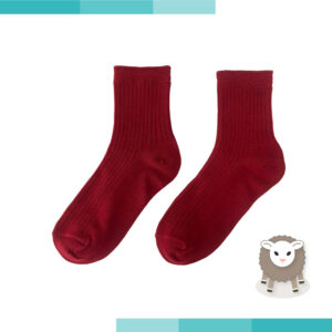 WA0002-大吉大利中筒襪(紅)