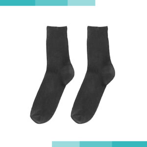 WA0008-紳士中筒襪(灰)
