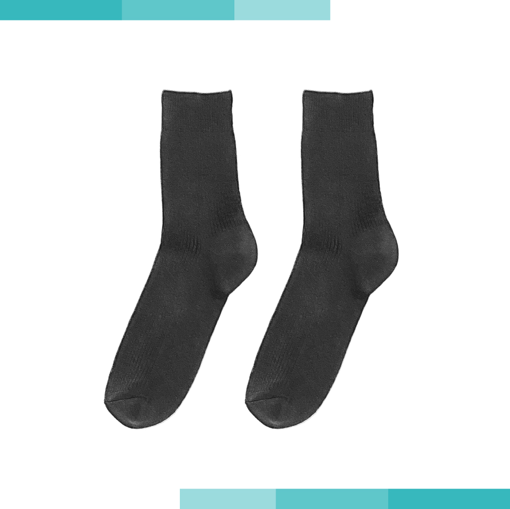 WA0008-紳士中筒襪(灰)
